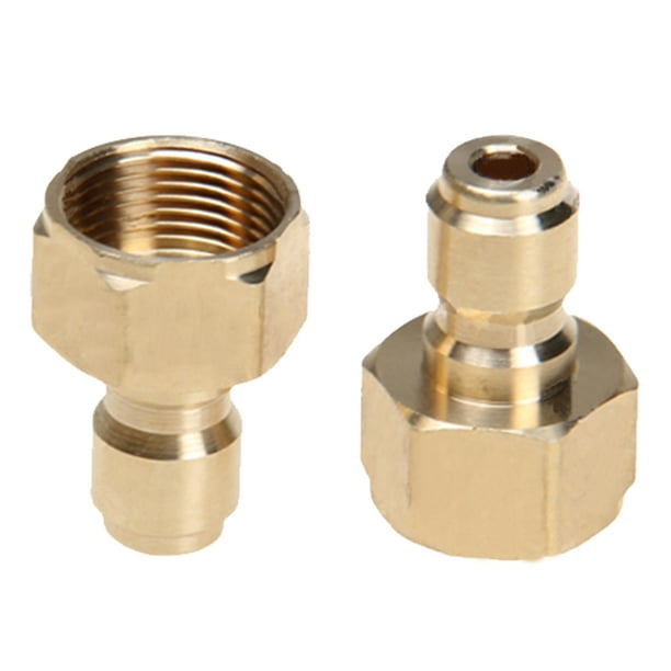 6 Aluminum Alloy Male Faucet Adapter Tap Quick Connector for Water Gun Nozzles